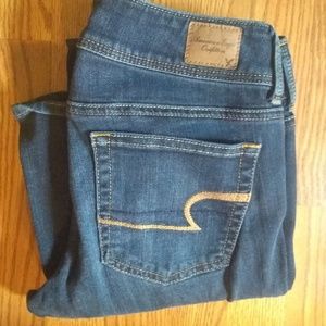 American Eagle 6 slim boot jeans.